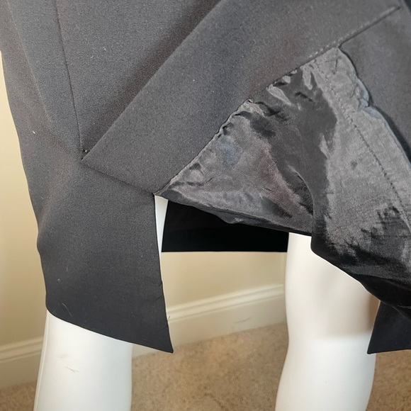 Lafayette 148 New York Black Midi Pencil Skirt - Picture 7 of 13